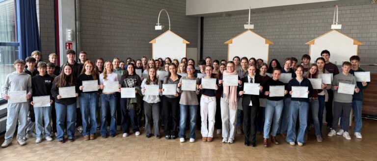 Stolz auf Sprachdiplome